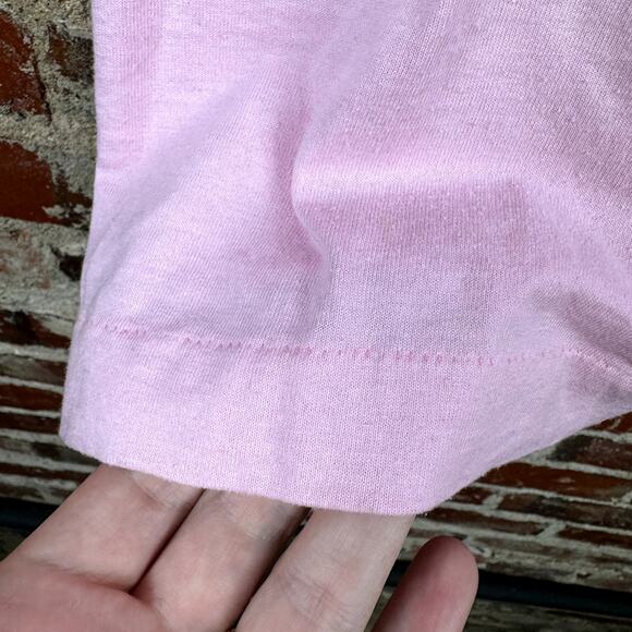 Vintage Rod Run Shirt Sz Large Pink Single Stitch Louisiana Bayou Cajun USA 90s - Picture 8 of 10